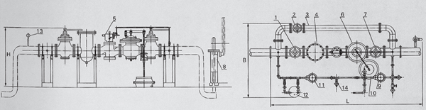 rtj-31(  )/-a型雷诺式调压器安装示意图