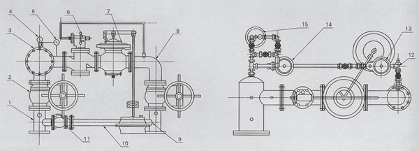 rtj-31(  )/-b型雷诺式调压器安装示意图